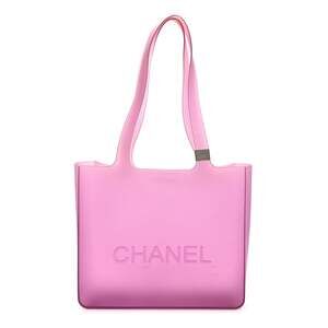 Chanel Jelly Rubber Tote Purple #258380C75B